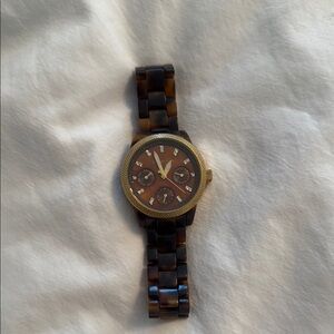 Michael Kors Stainless Steel Toirtoise Watch